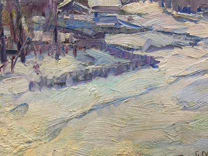 Oil painting On Shuliavka Minsky Grigory Semenovich