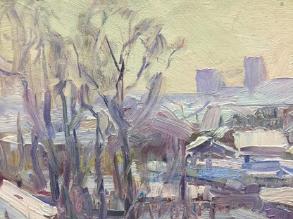 Oil painting On Shuliavka Minsky Grigory Semenovich