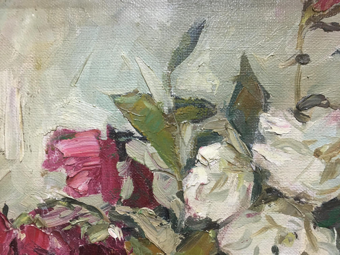 Oil painting Peter Kuzmich Stolyarenko Flowers