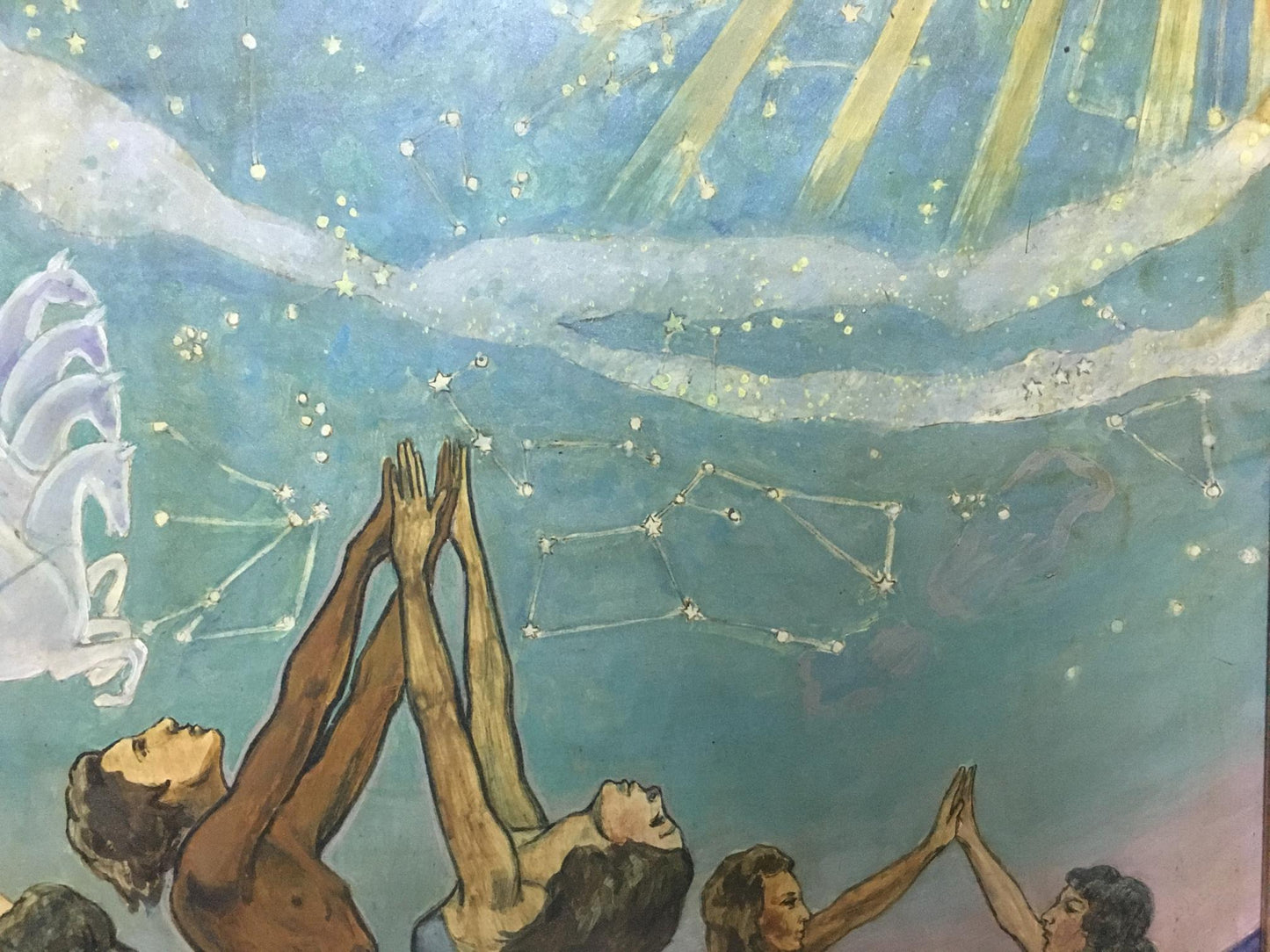 Abstract oil painting Folk traditions Strelnikov Vladimir Vladimirovich