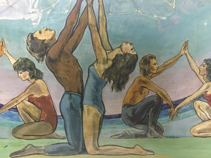 Abstract oil painting Folk traditions Strelnikov Vladimir Vladimirovich