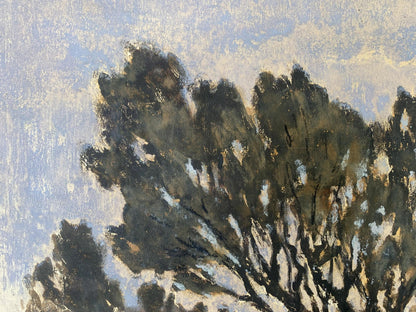 Oil painting It's a nasty day A. G. Cherkas