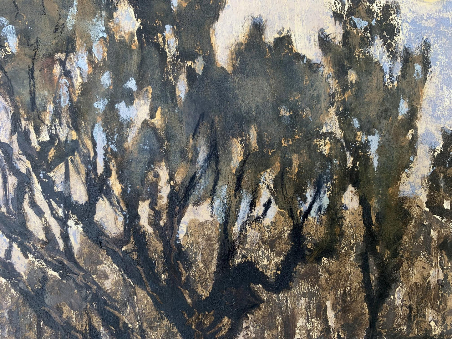 Oil painting It's a nasty day A. G. Cherkas