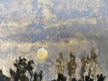 Oil painting It's a nasty day A. G. Cherkas