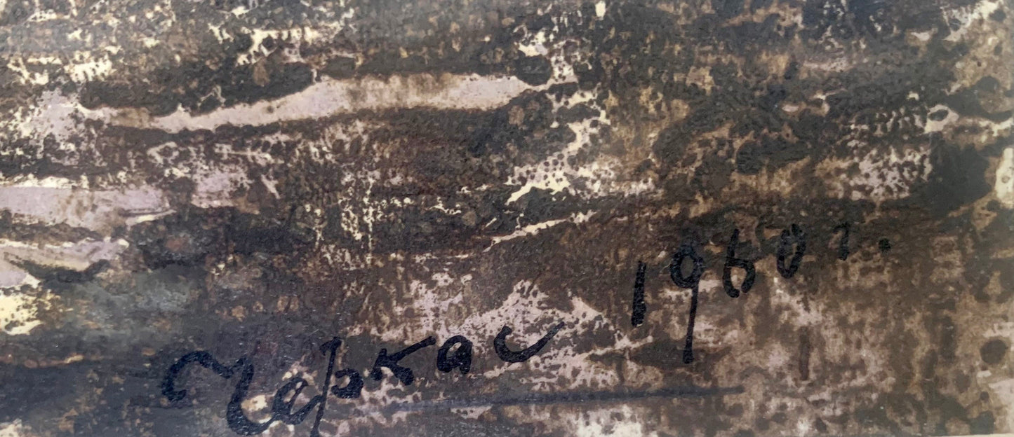 Oil painting It's a nasty day A. G. Cherkas