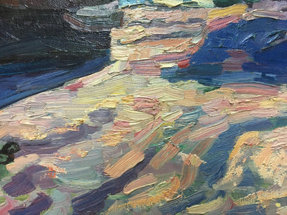 Oil painting Off the coast Shadrin S.