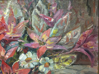 Oil painting Flowers Olga Brendel