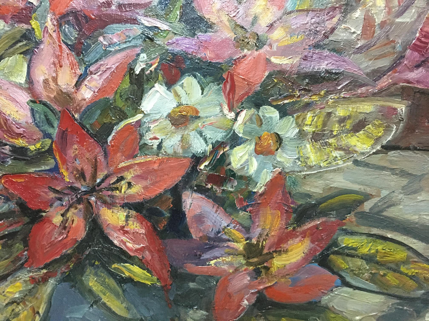 Oil painting Flowers Olga Brendel