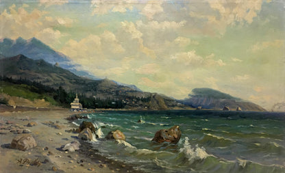 Oil painting Landscape Ferber Victor Alexandrovich