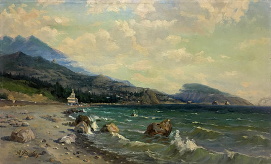 Oil painting Landscape Ferber Victor Alexandrovich