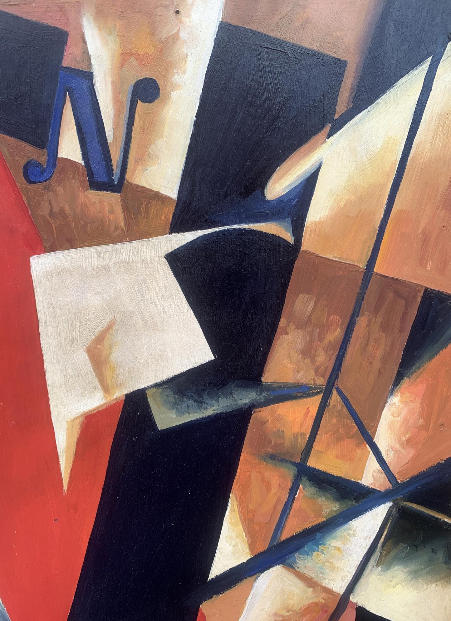 Abstract oil painting Cubic mood Victor Konotopsky