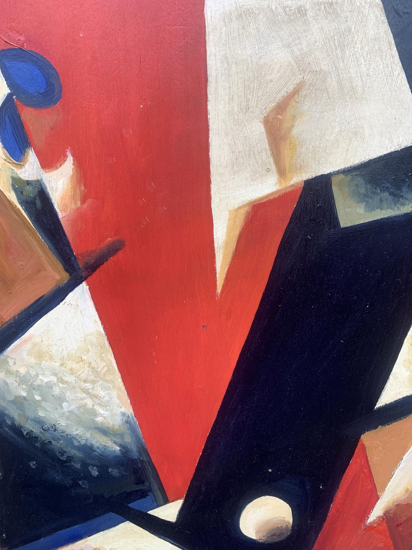 Abstract oil painting Cubic mood Victor Konotopsky