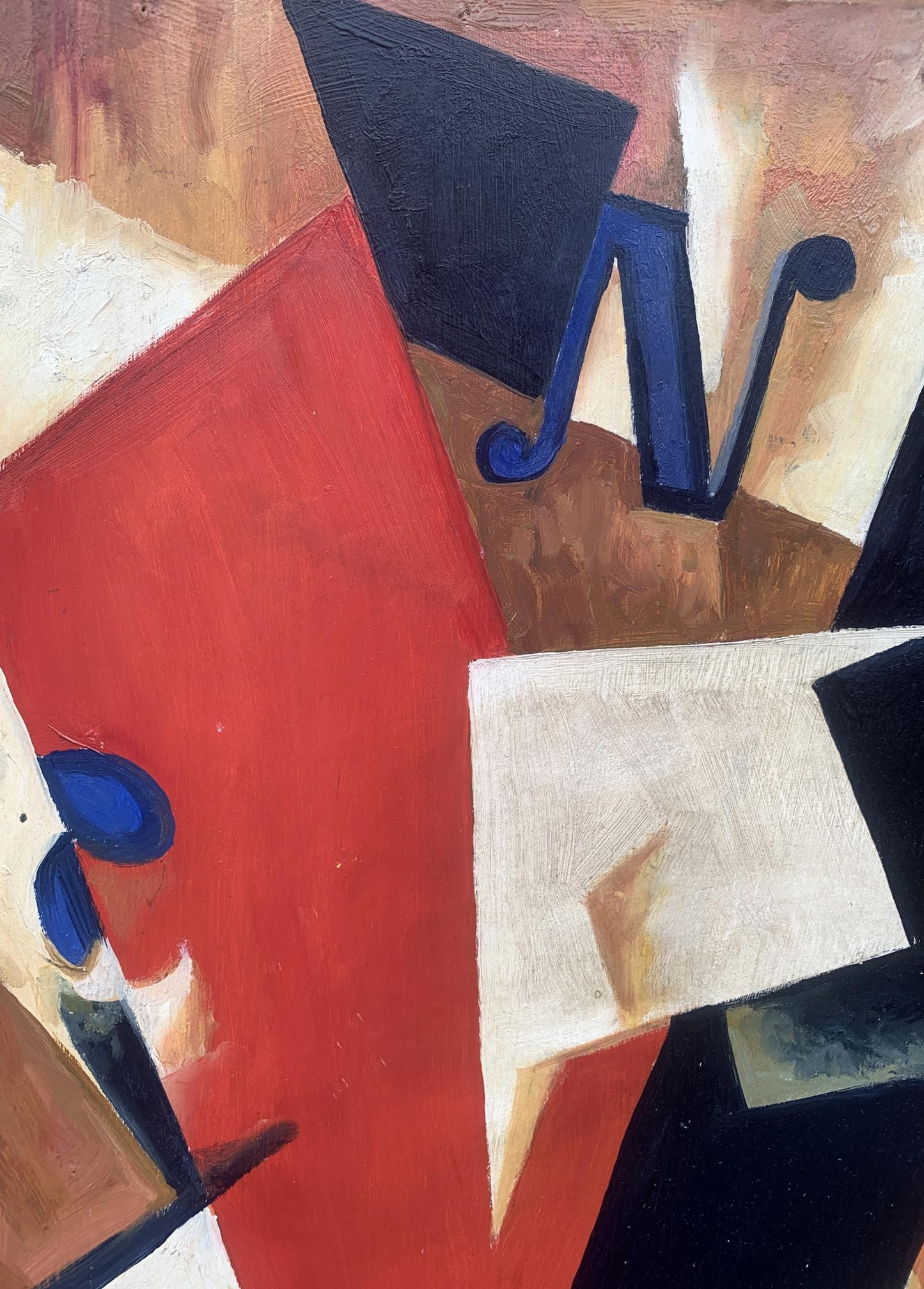 Abstract oil painting Cubic mood Victor Konotopsky