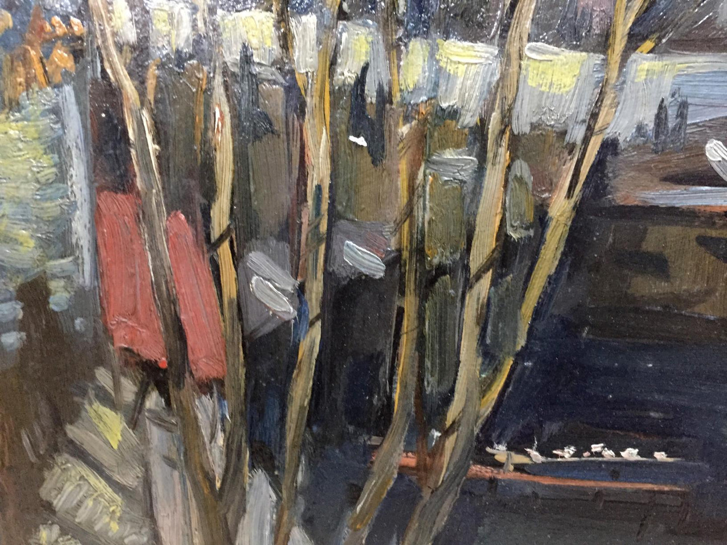 Oil painting City Karelin Vyacheslav Dmitrievich