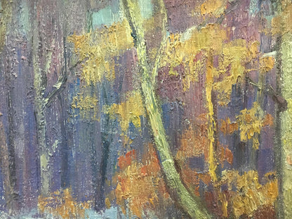 Oil painting End of winter Gabda Vasily Georgievich