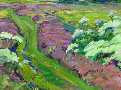 Oil painting Path to the forest Georgy Sergeevich Kolosovsky