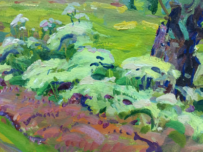 Oil painting Path to the forest Georgy Sergeevich Kolosovsky