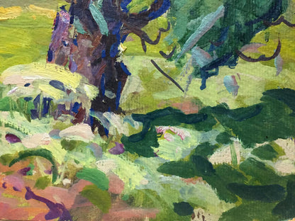 Oil painting Path to the forest Georgy Sergeevich Kolosovsky