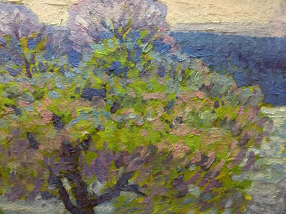 Oil painting Spring in the Kherson region Grigory Savelievich Ruban