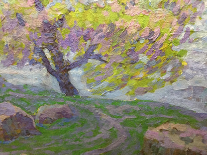 Oil painting Spring in the Kherson region Grigory Savelievich Ruban