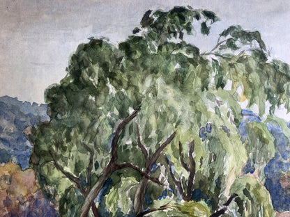 Watercolor painting Early autumn A. G. Cherkas