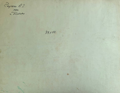 Watercolor painting Cozy village A. G. Cherkas