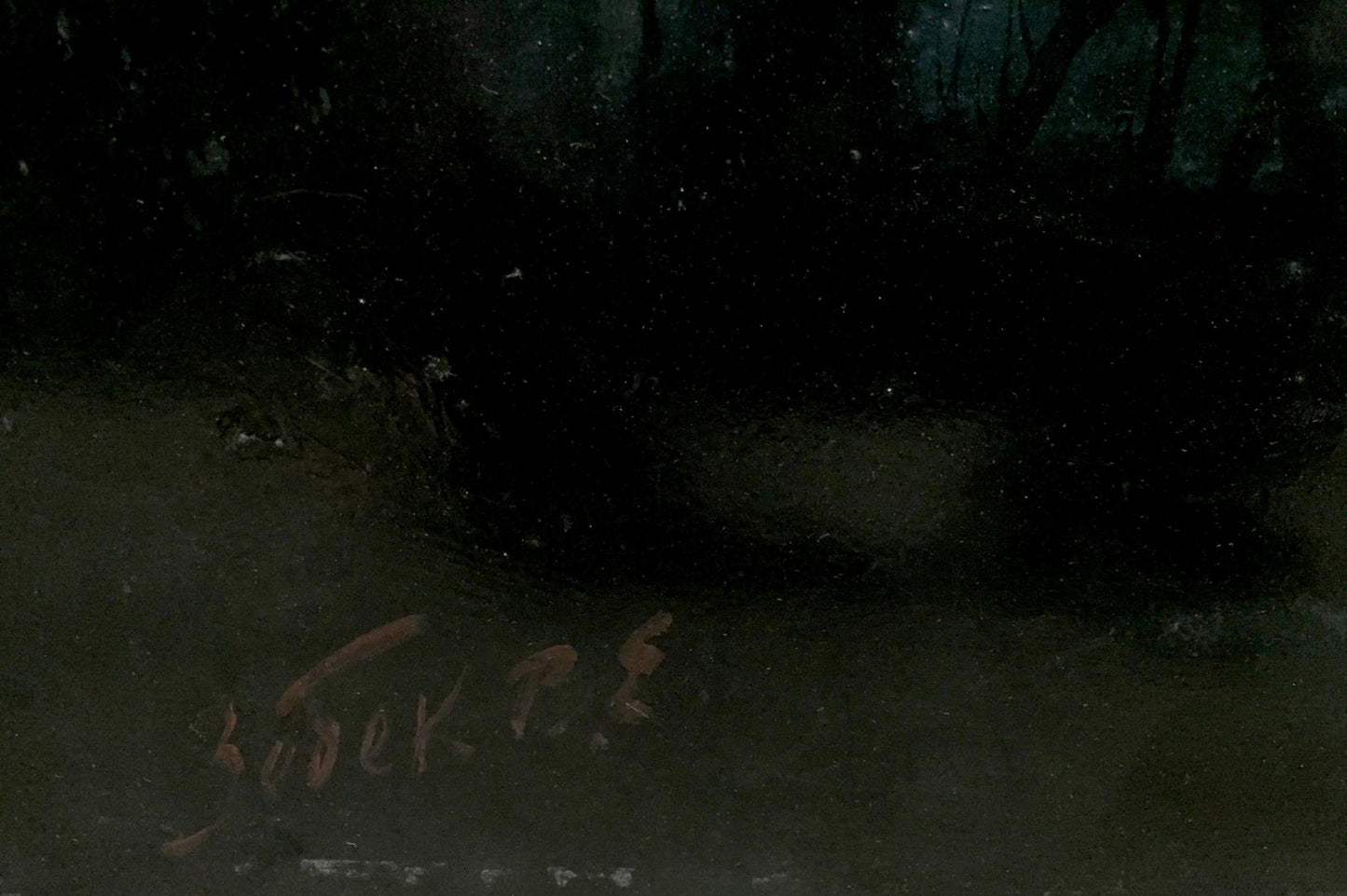 Oil painting Night on the beach Zebek Vladimir Evgenievich