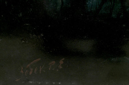 Oil painting Night on the beach Zebek Vladimir Evgenievich