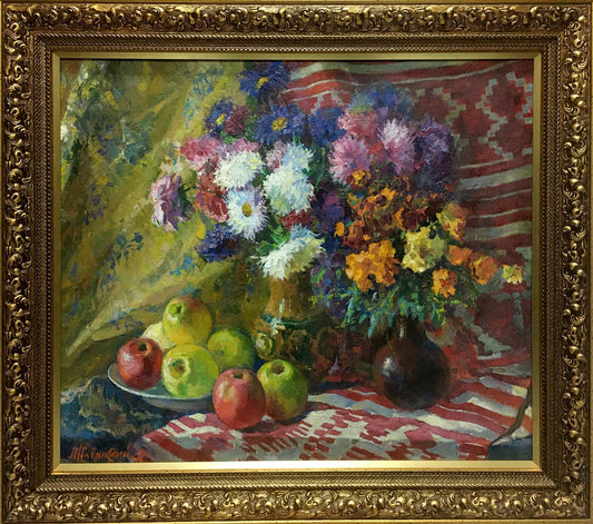 Oil painting Flowers Leonid Zhabinsky