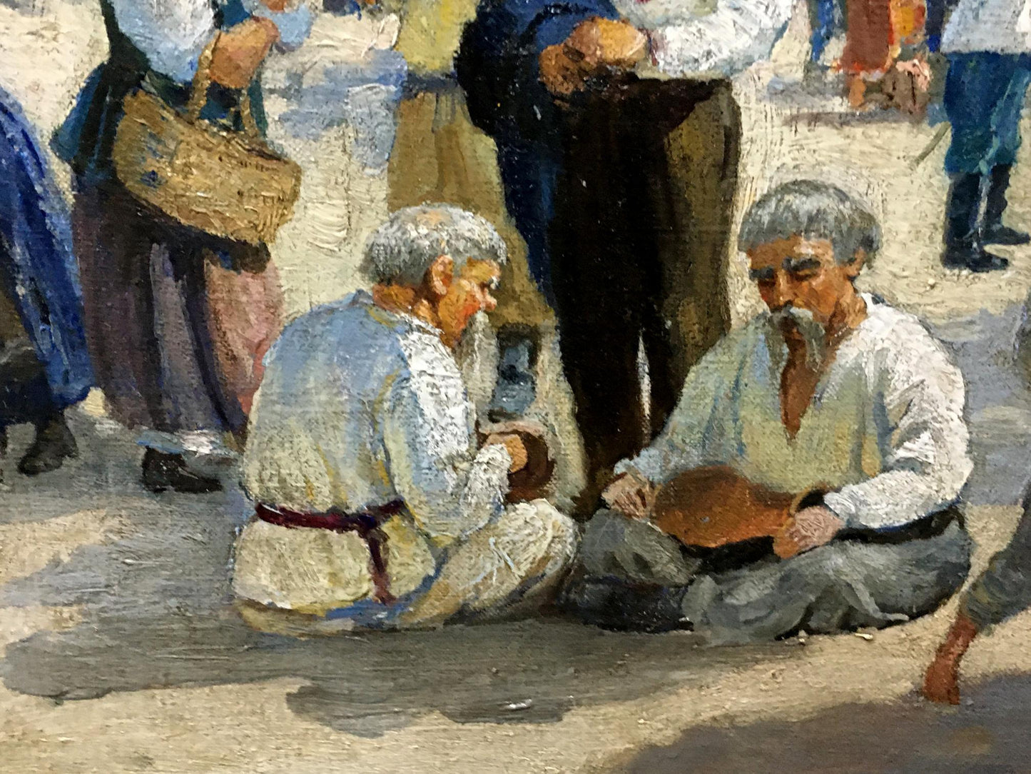 Oil painting Ilyinsky fair in Romny Dubinchuk Victor