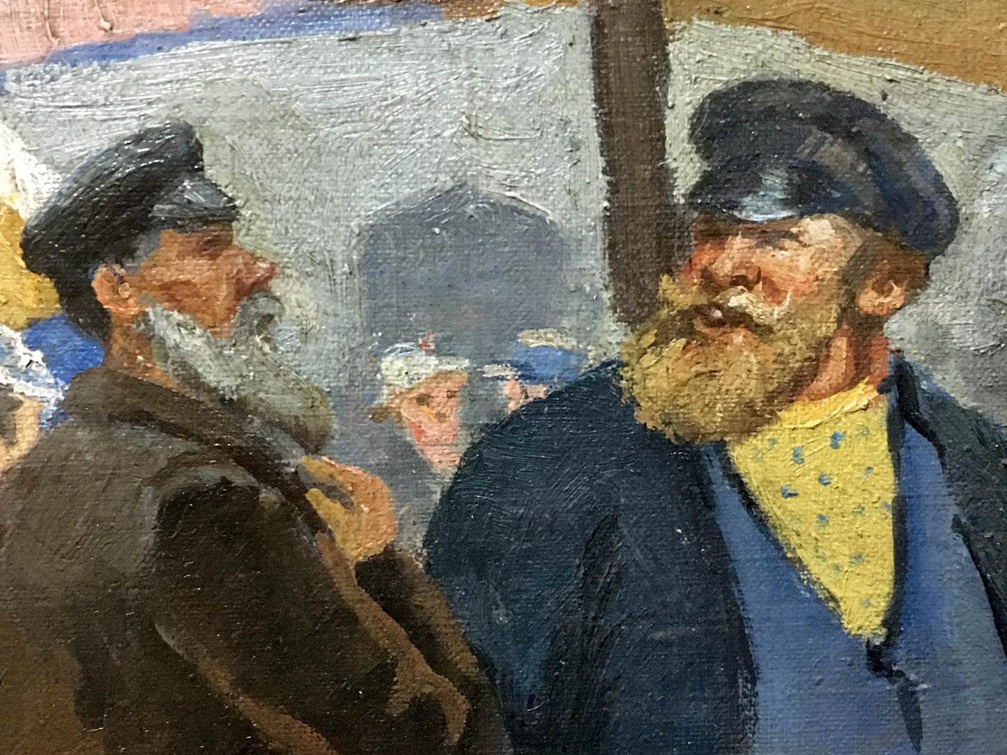 Oil painting Ilyinsky fair in Romny Dubinchuk Victor