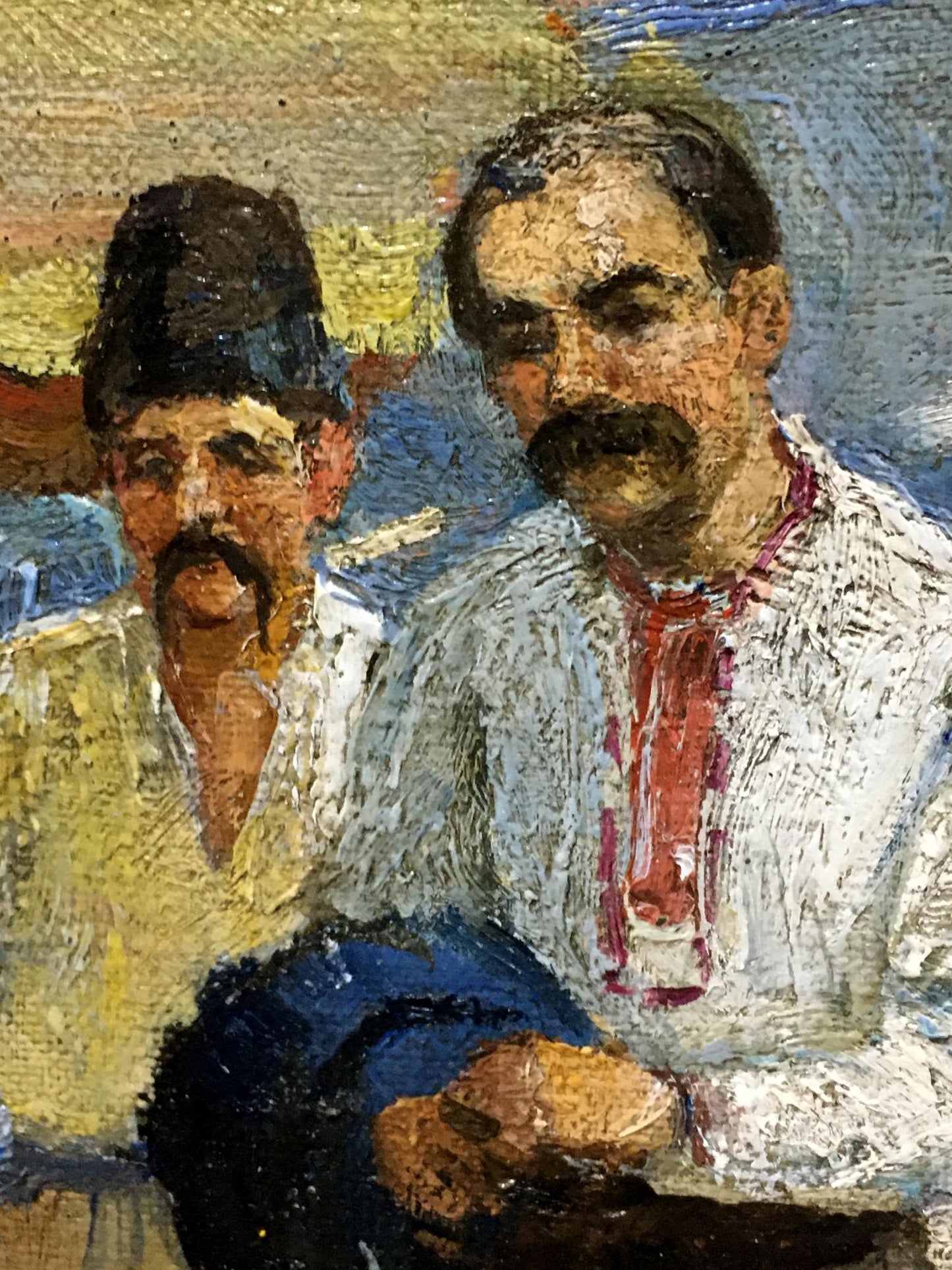 Oil painting Ilyinsky fair in Romny Dubinchuk Victor