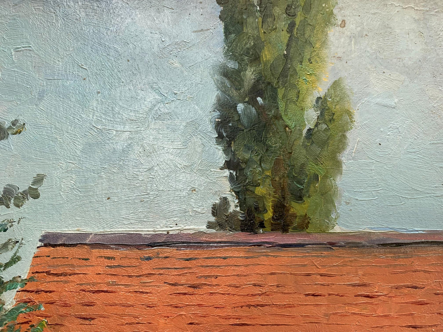 Oil painting Native home A. G. Cherkas