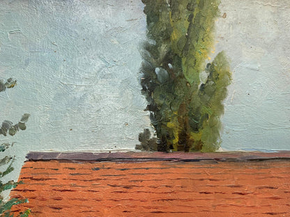 Oil painting Native home A. G. Cherkas