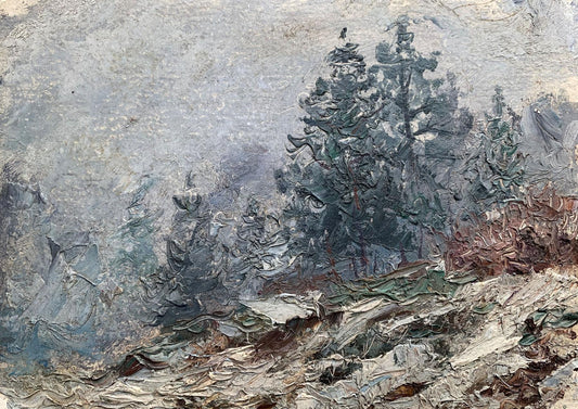 Oil painting Dense forest Igor Zlotnikov