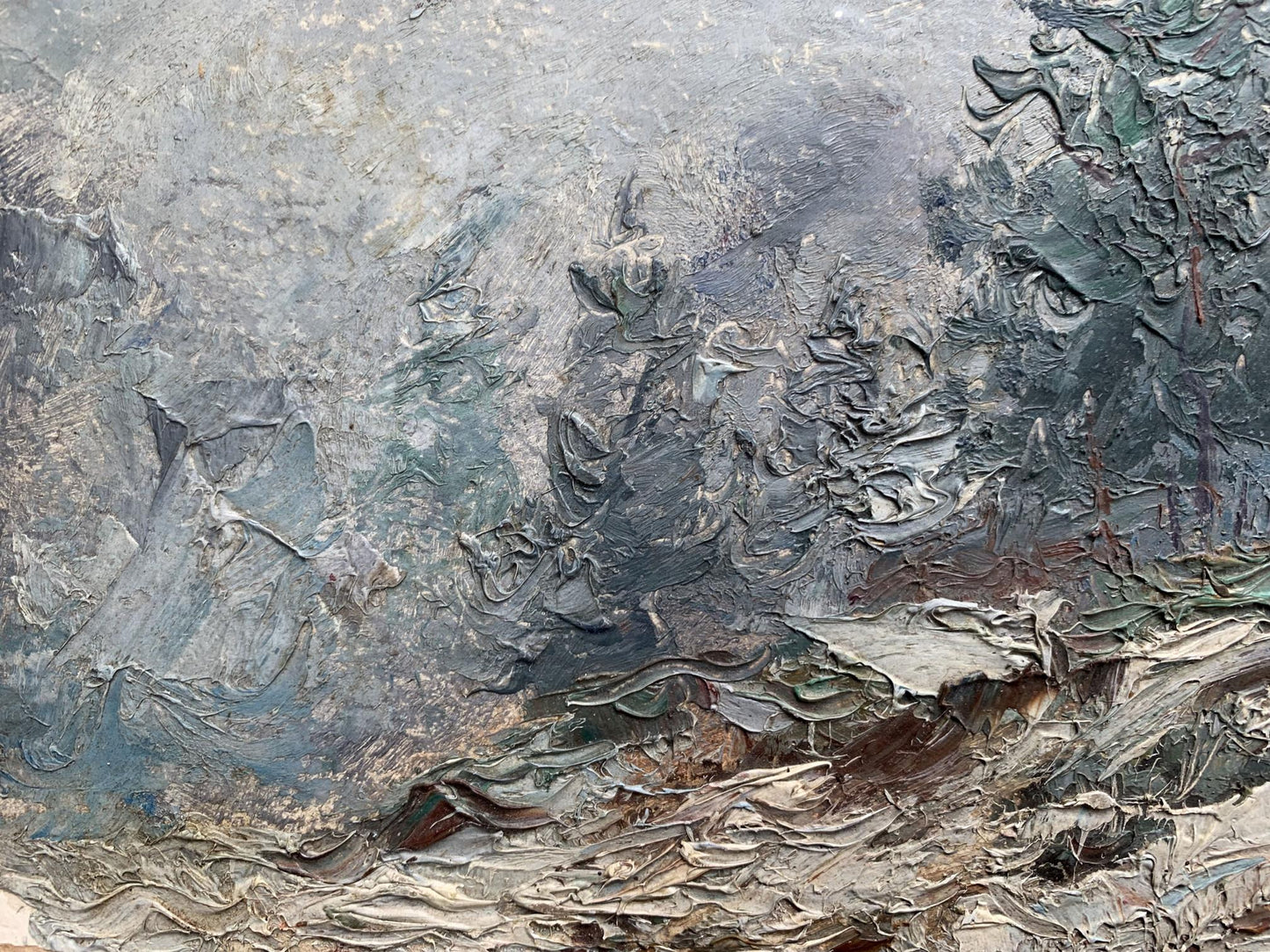 Oil painting Dense forest Igor Zlotnikov