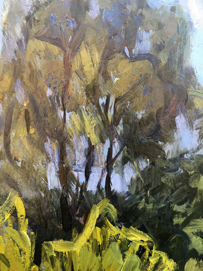 Oil painting Cozy place in the forest Bloshenko Anatoly Mikhailovich