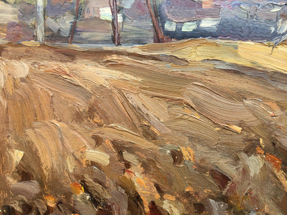 Oil painting In field Bloshenko Anatoly Mikhailovich