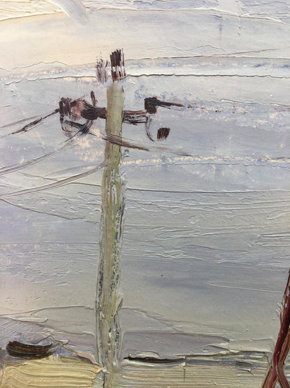 Oil painting In field Bloshenko Anatoly Mikhailovich