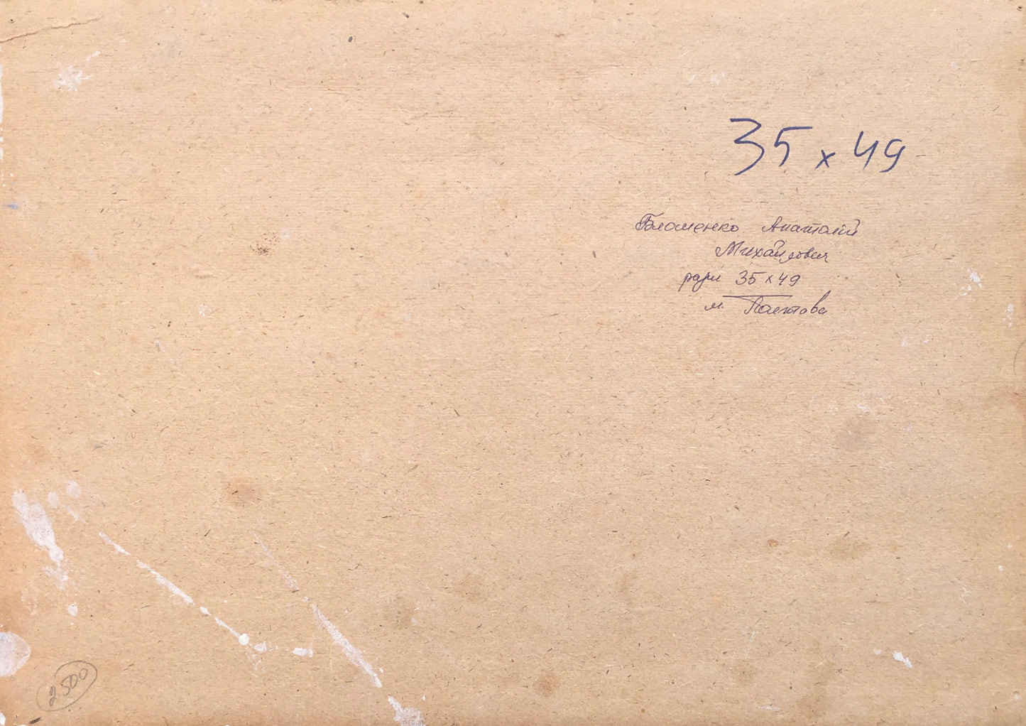 Oil painting In field Bloshenko Anatoly Mikhailovich