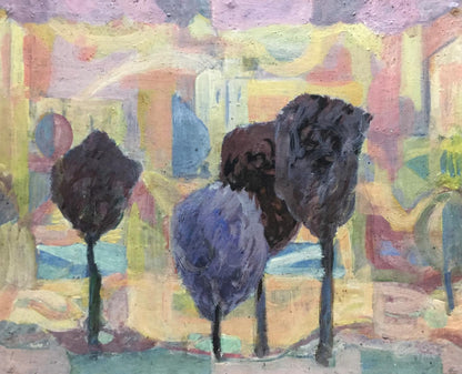 Abstract oil painting Artist's world Kachanov Konstantin Silovich