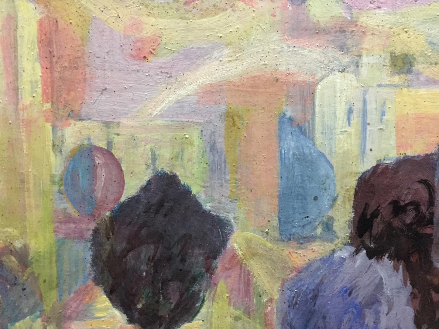 Artist's World - an abstract oil painting by Konstantin Silovich Kachanov