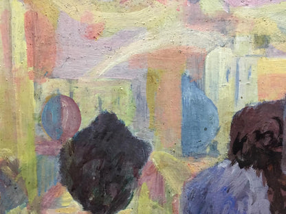 Artist's World - an abstract oil painting by Konstantin Silovich Kachanov