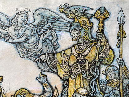 Watercolor, pencil, Ink, painting Babylon Litvinov Oleg Arkad'yevich