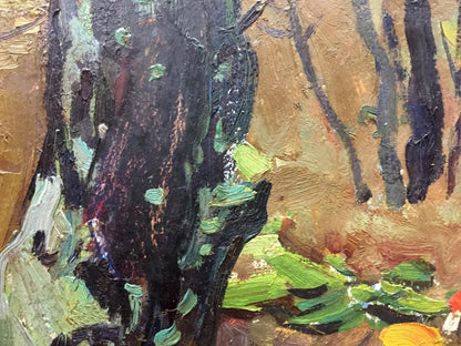 Oil painting Mushroom glade Moses Faybovich Gantman
