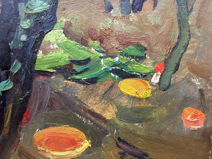 Oil painting Mushroom glade Moses Faybovich Gantman