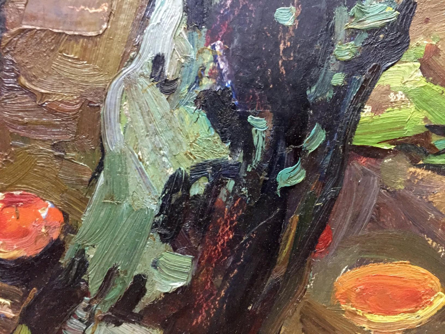 Oil painting Mushroom glade Moses Faybovich Gantman