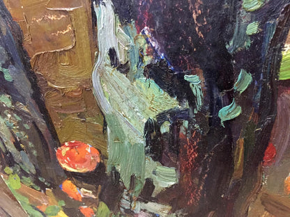 Oil painting Mushroom glade Moses Faybovich Gantman