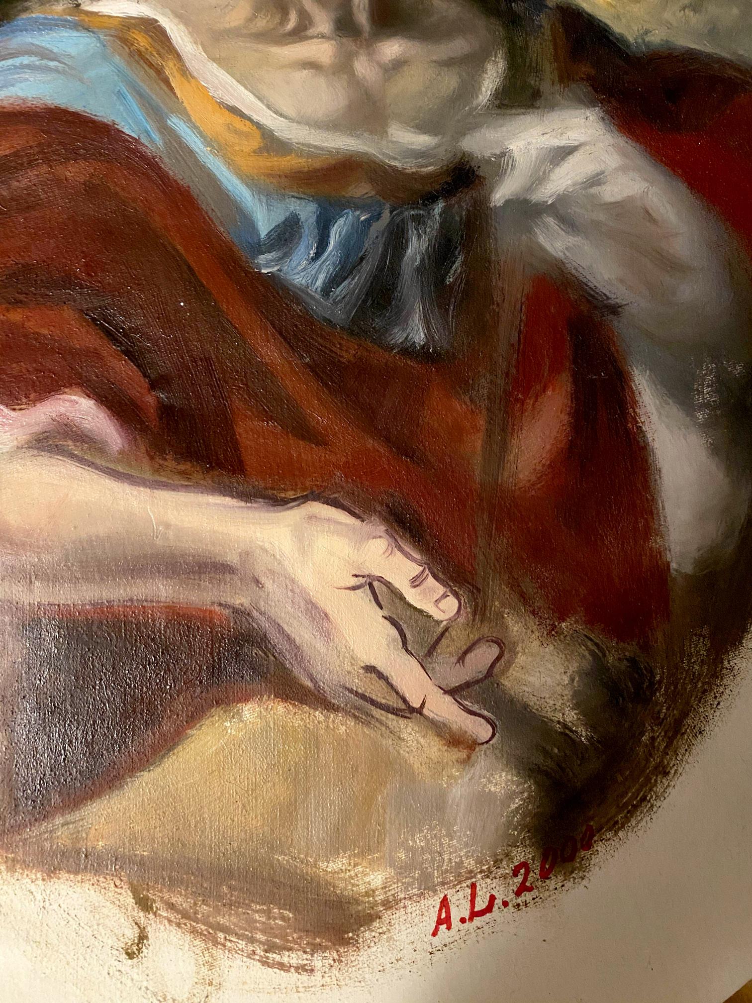 oil portrait painting