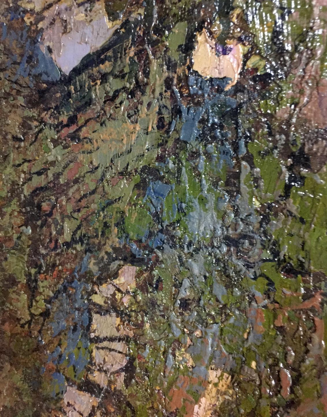 Evening Approaches: an oil painting